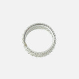 Zia 2.0 Silver plated Womens Zircon Ring