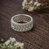Zia 2.0 Silver plated Womens Zircon Ring