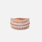 Gold Plated Womens Zircon Ring