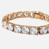 Gold Plated Synthetic Stone Womens Bracelet