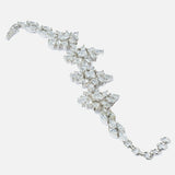 Silver Plated Zircon Womens Bracelet
