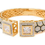 Florence Gold Plated White Womens Kada