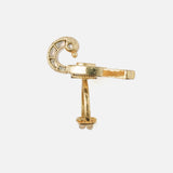 Saadgi Gold Plated Womens Kundan, Polki Ring
