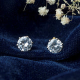 Gold Plated Womens Pair of Stud Earrings