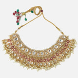 Gold Plated Red Womens Choker