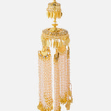 Gold Plated Womens Kundan, Polki Pair of Kaleeras