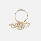 Zia 2.0 Gold Plated Womens Zircon Ring