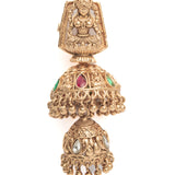 Isvaraah 2.0 Gold Plated Womens Pair of Jhumka Earrings