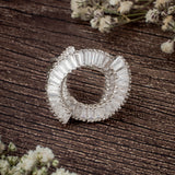 Zia 2.0 Silver Plated Womens Zircon Ring