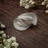 Zia 2.0 Silver Plated Womens Zircon Ring