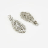 Zia Silver Plated Zircon Womens Pair of Danglers Earrings (Freesize)