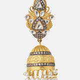 Saadgi Gold Plated Womens Pair of Jhumka Earrings