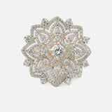 Zia 2.0 Gold Plated Womens Zircon Ring