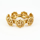 Saadgi Gold Plated Kundan, Polki Womens Kadas (Freesize)
