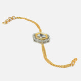 Gold Plated Womens Zircon Bracelet