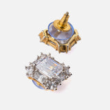 Florence Gold Plated Womens Pair of Stud Earrings