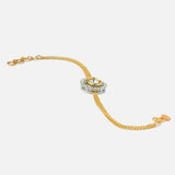 Gold Plated Womens Zircon Bracelet