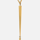 Florence Gold Plated Womens Pair of Drop Earrings