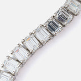 Silver Plated Womens Diamond Bracelet