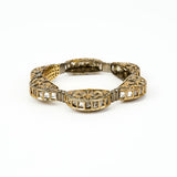 Florence Gold Plated Kundan, Polki Womens Kadas (Freesize)