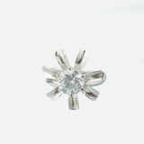 Zia 2.0 Silver Plated Womens Zircon Ring