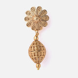 Gold Plated Womens Pair of Jhumkas Earrings
