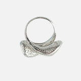 Zia 2.0 Silver Plated Womens Zircon Ring
