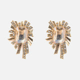 Florence Gold Plated Womens Pair of Stud Earrings