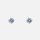 Silver Plated Womens Pair of Stud Earrings