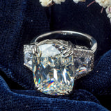 Silver Plated Womens Zircon Ring