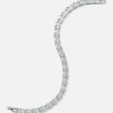 Silver Plated Womens Diamond Bracelet