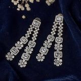 Silver Plated Womens Pair of Chandbali Earrings