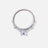 Silver Plated Womens Zircon Ring