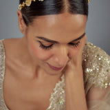 Saadgi Gold Plated Kundan, Polki Womens Maathapatti (Freesize)