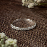 Zia 2.0 Silver Plated Womens Zircon Ring