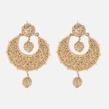 Gold Plated Womens Pair of Drop Earrings