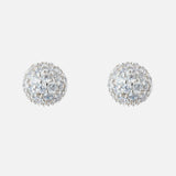 Silver Plated Womens Pair of Stud Earrings