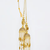 Gold Plated Womens Pair of Kaleeras (Freesize)