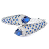 Florence Silver Plated Blue Womens Kada