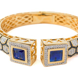 Florence Gold Plated Blue Womens Kada