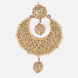 Gold Plated Womens Pair of Drop Earrings