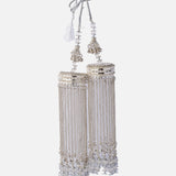 Silver Plated Womens Pair of Kaleeras