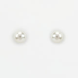 Florence White Pearl Womens Pair of Studs Earrings (Freesize)
