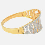 Gold Plated Zircon Womens Kada