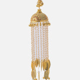Gold Plated Womens Kundan, Polki Pair of Kaleeras