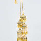 Gold Plated Womens Pair of Kaleeras (Freesize)