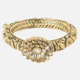 Gold Plated Temple Womens Kada