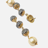 Florence Gold Plated Blue Womens Pair of Drop Earrings