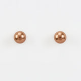 Florence Brown Pearl Womens Pair of Studs Earrings (Freesize)