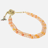 Orange Womens Short Necklace